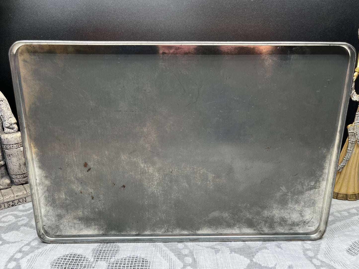 NEW フランス製ヴィンテージ大型ブリキ缶