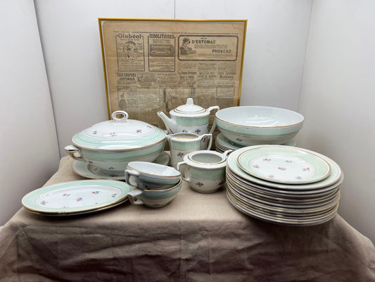 NEW  フランス製 PORCELAINE OPAQUE ディナーセット ヴィンテージ食器フルセット