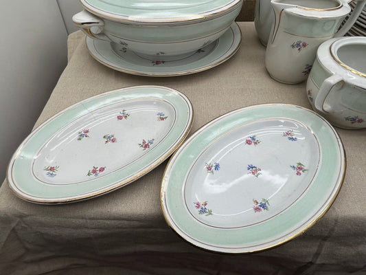 NEW  フランス製 PORCELAINE OPAQUE ディナーセット ヴィンテージ食器フルセット