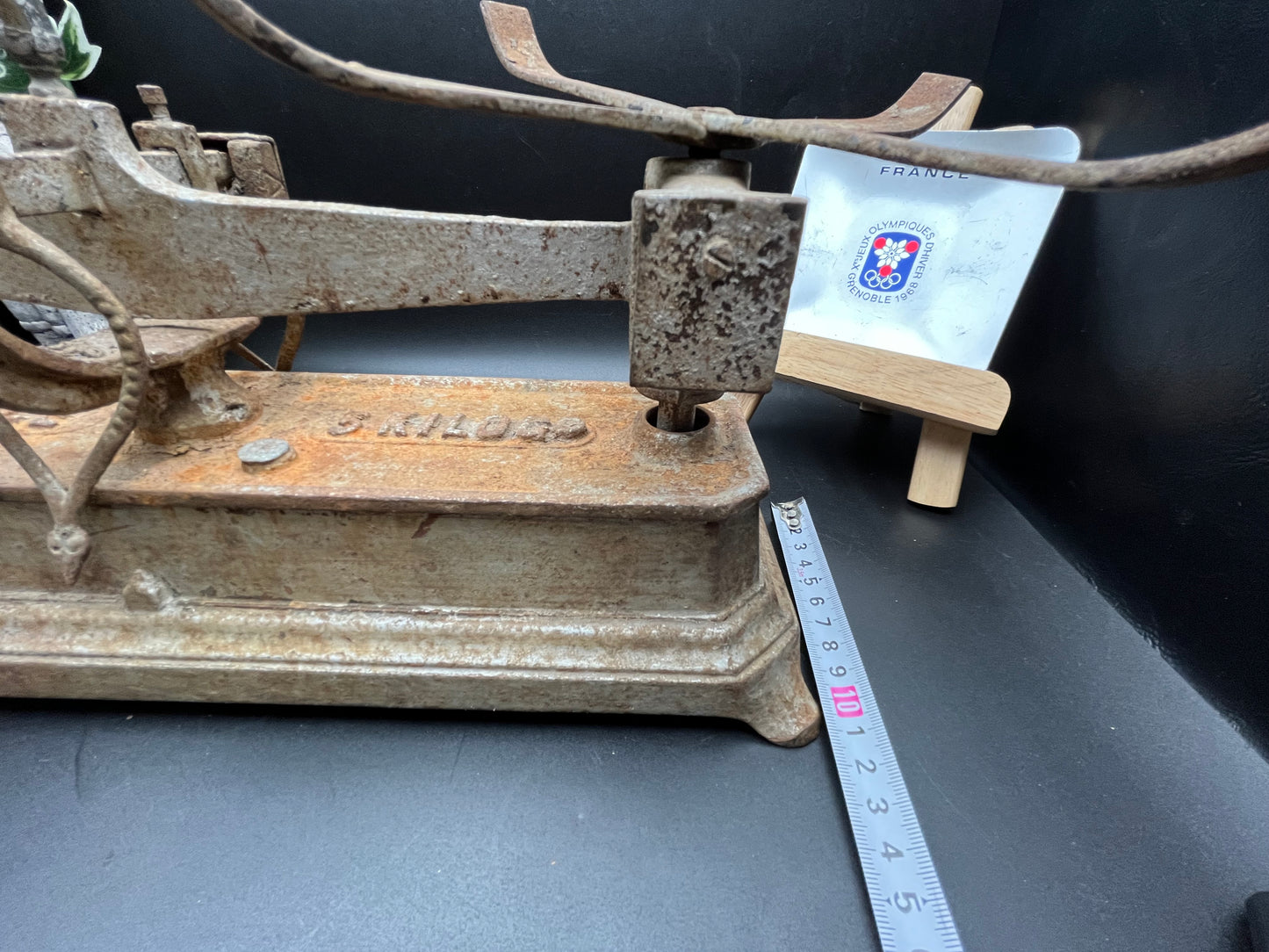 アンティーク 鋳鉄製 バランススケール/天秤 5KILOS刻印付き