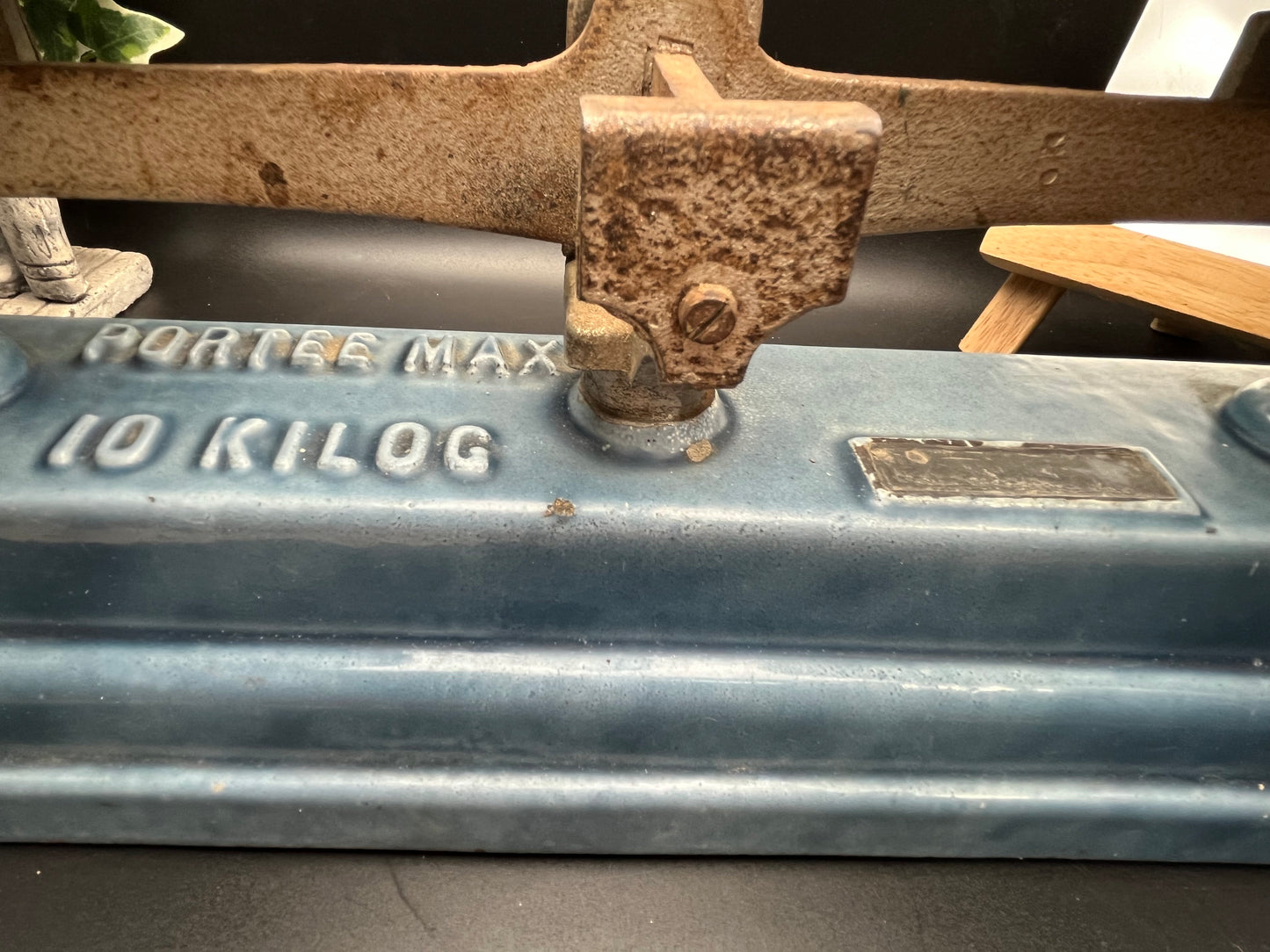 アンティーク 鋳鉄製 天秤/バランススケール 10KILOG刻印