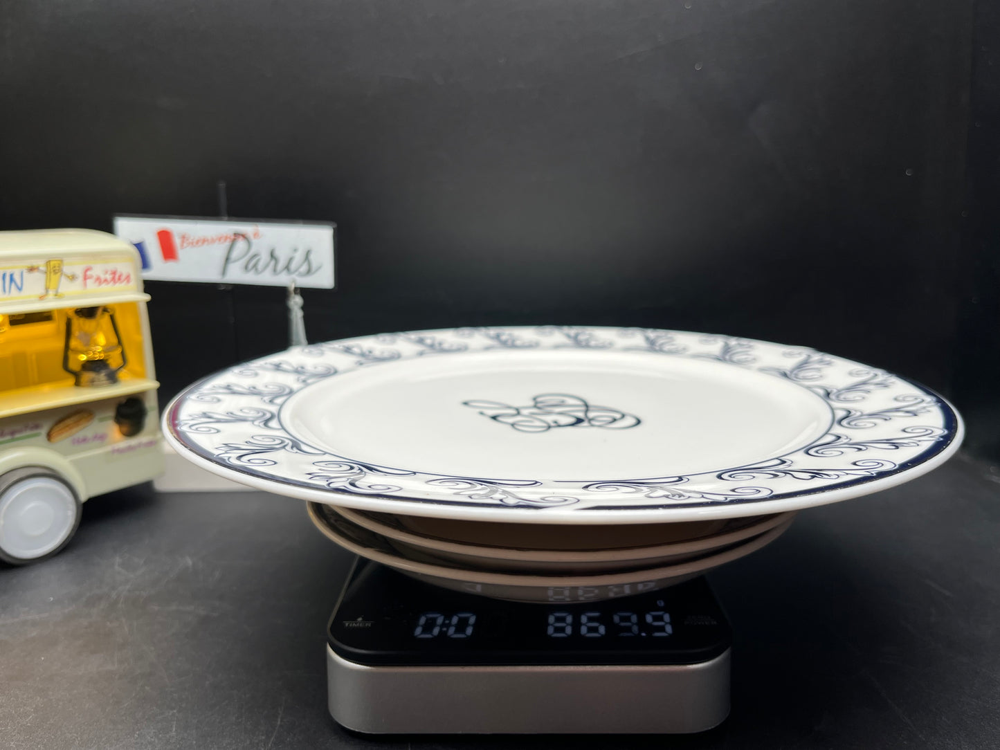 NEW フランス製 Guy Laroche Paris モノグラム プレート3枚セット