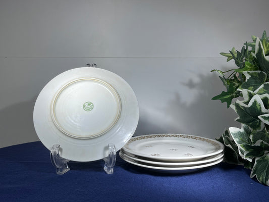 【Limoges】フランス製アンティーク金彩プレート4枚セット