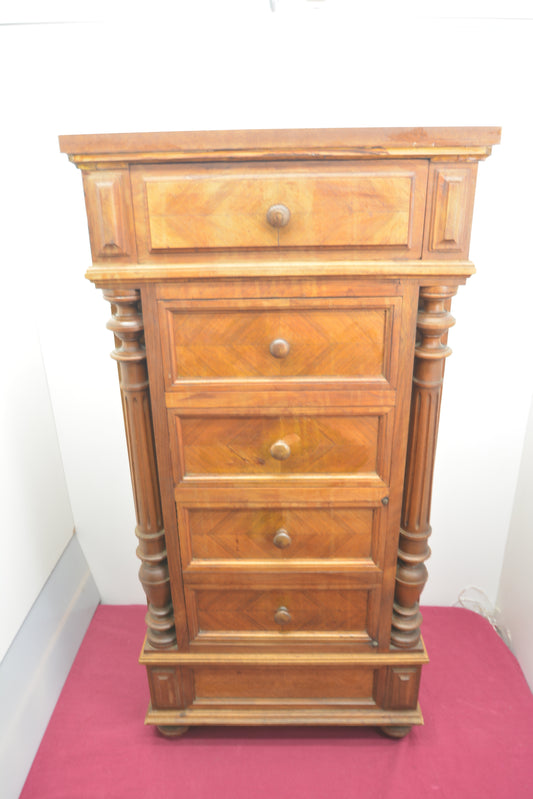 天然大理石　マーブルトップサイドチェスト