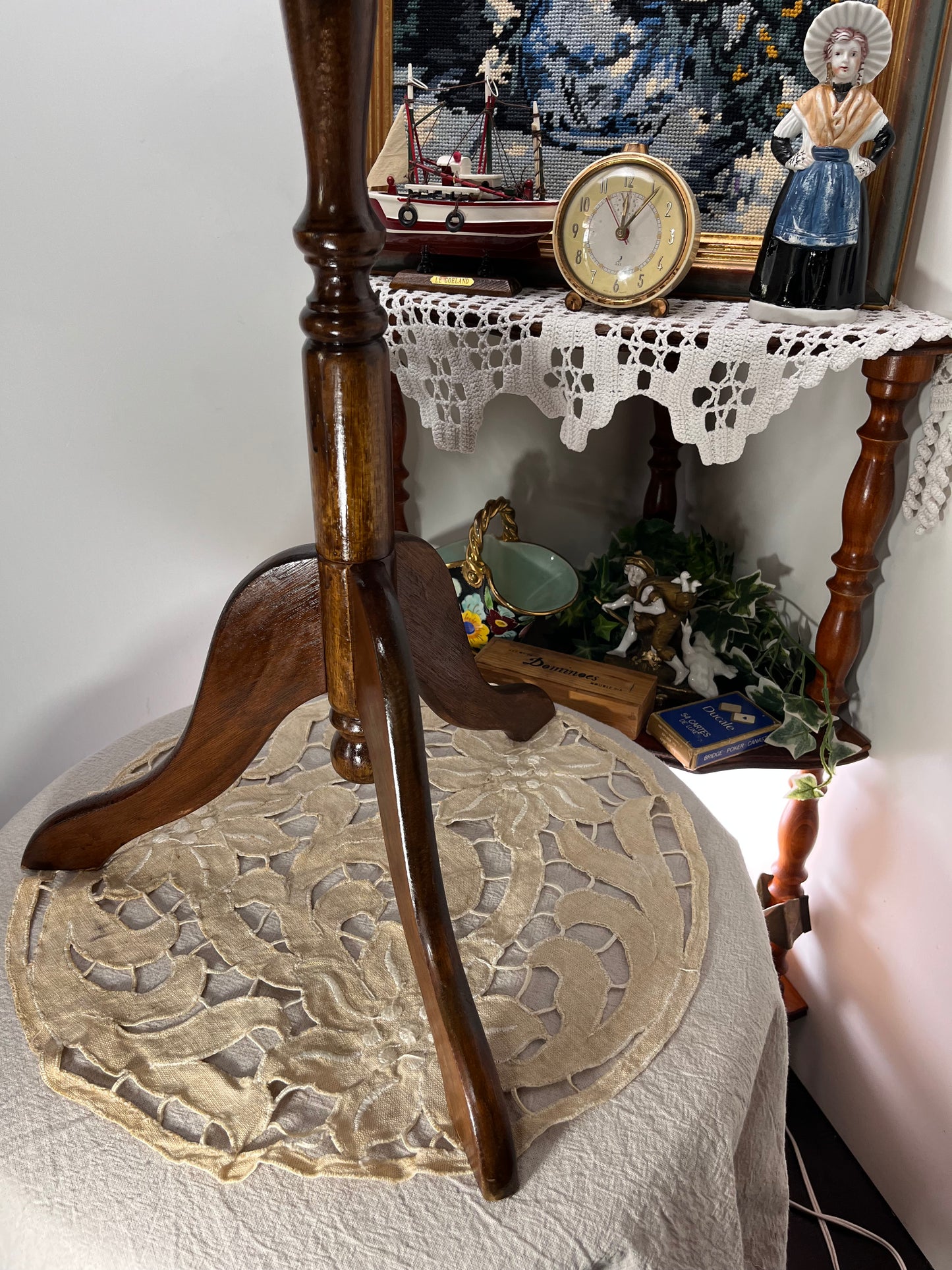 アンティーク ティルトトップテーブル