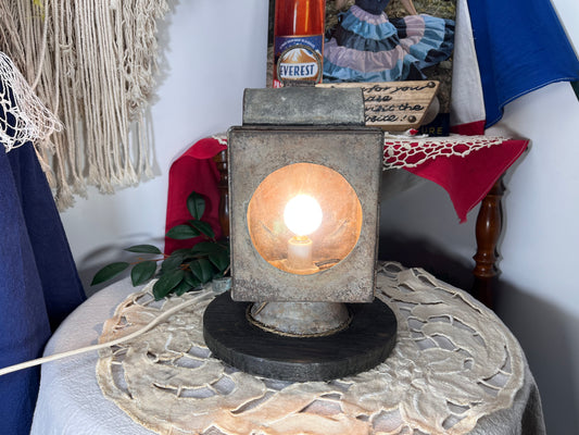 手作りヴィンテージランタン風リメイク照明