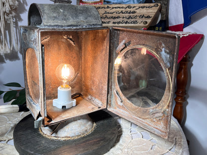 手作りヴィンテージランタン風リメイク照明