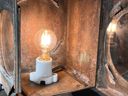 手作りヴィンテージランタン風リメイク照明