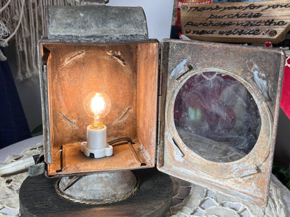 手作りヴィンテージランタン風リメイク照明