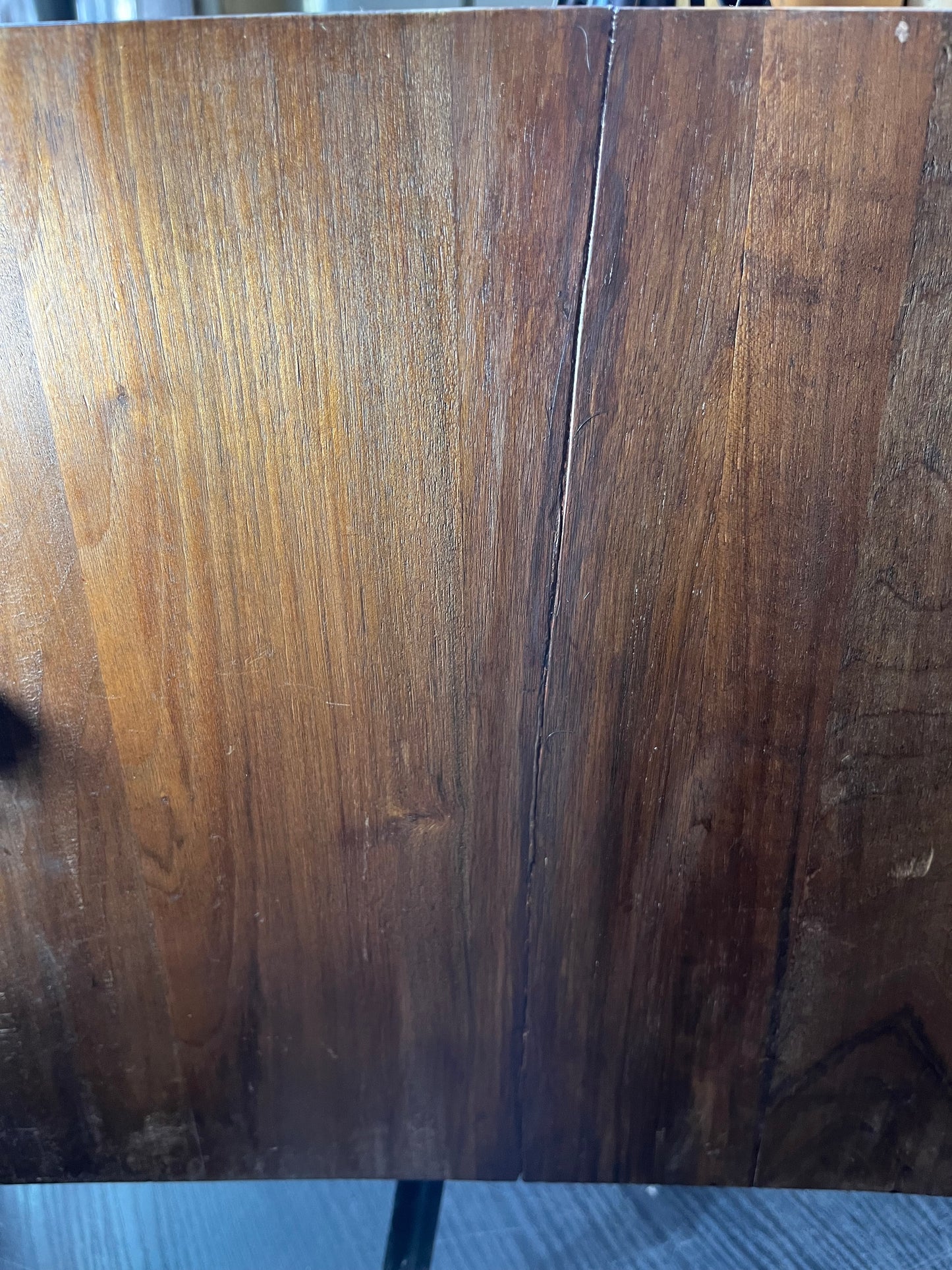 天然大理石　天板付ウォールナットサイドチェスト