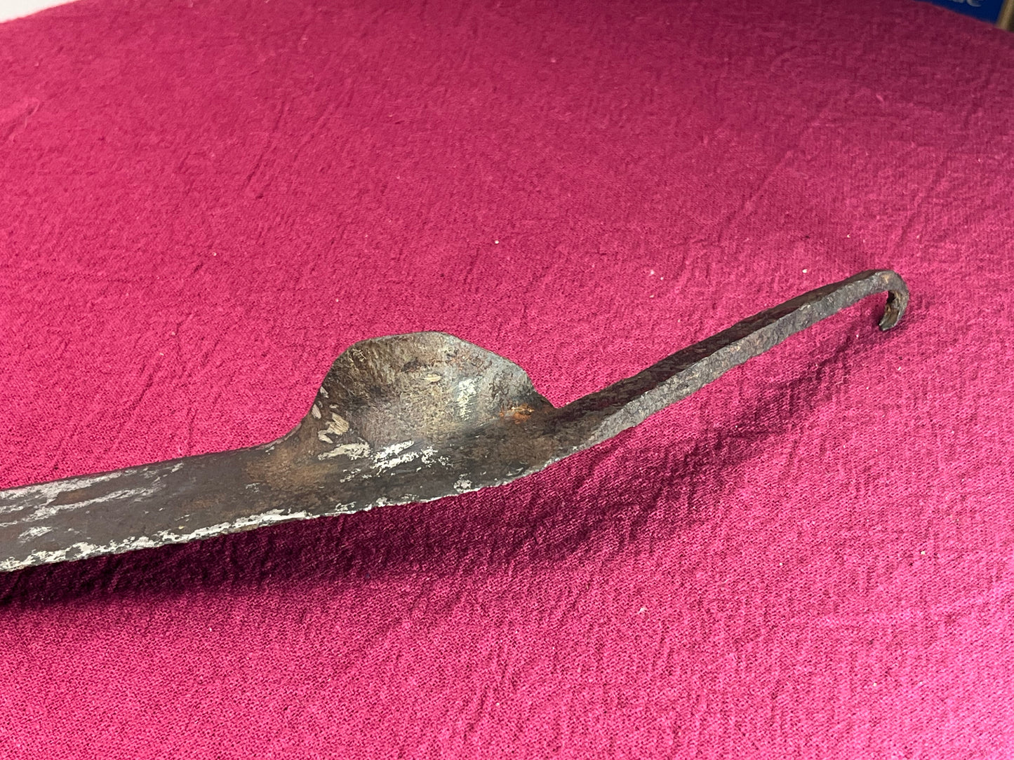 ヴィンテージ 西洋草刈り刃／スカイス型 鉄製アンティーク農具