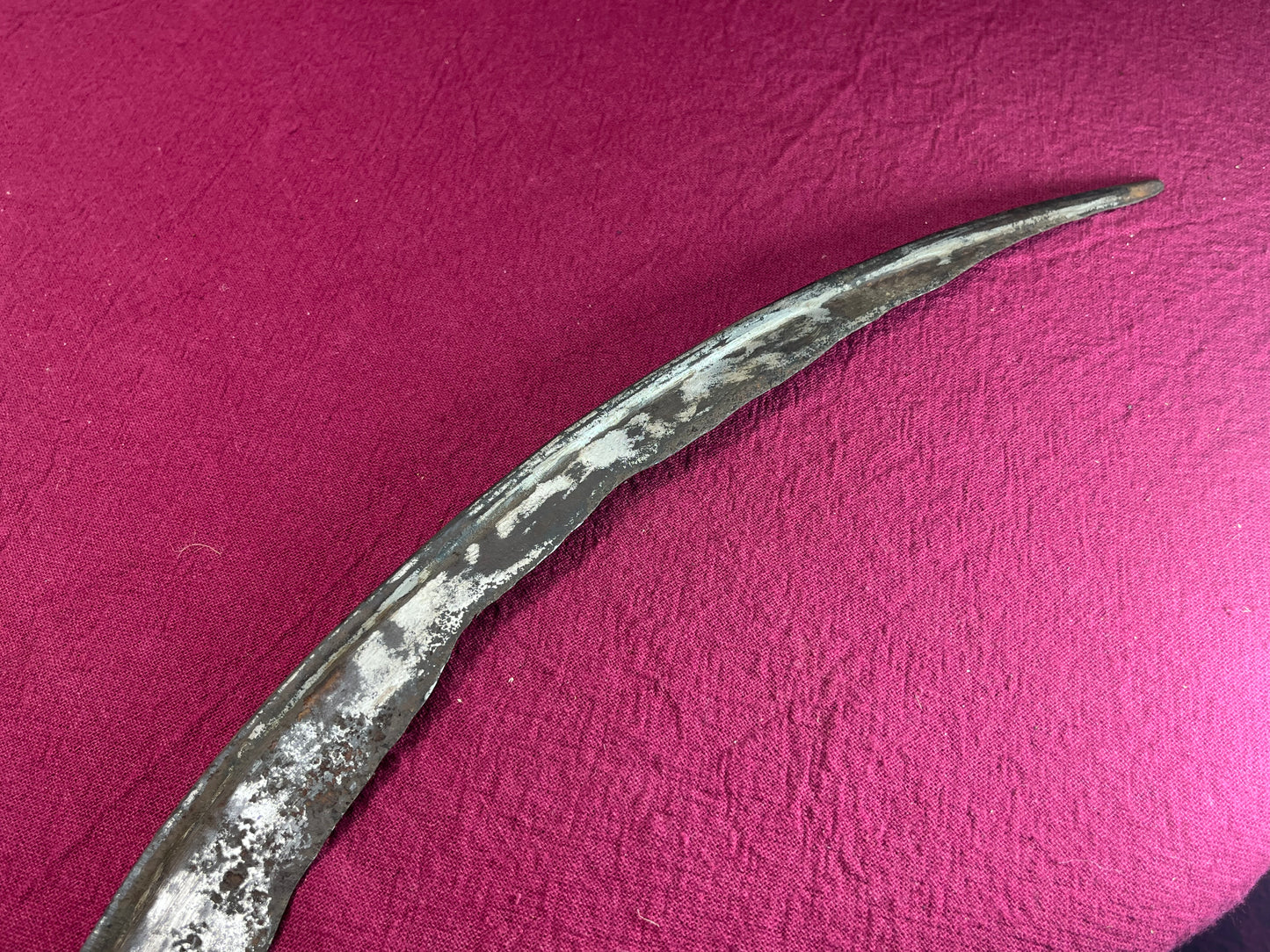 ヴィンテージ 西洋草刈り刃／スカイス型 鉄製アンティーク農具