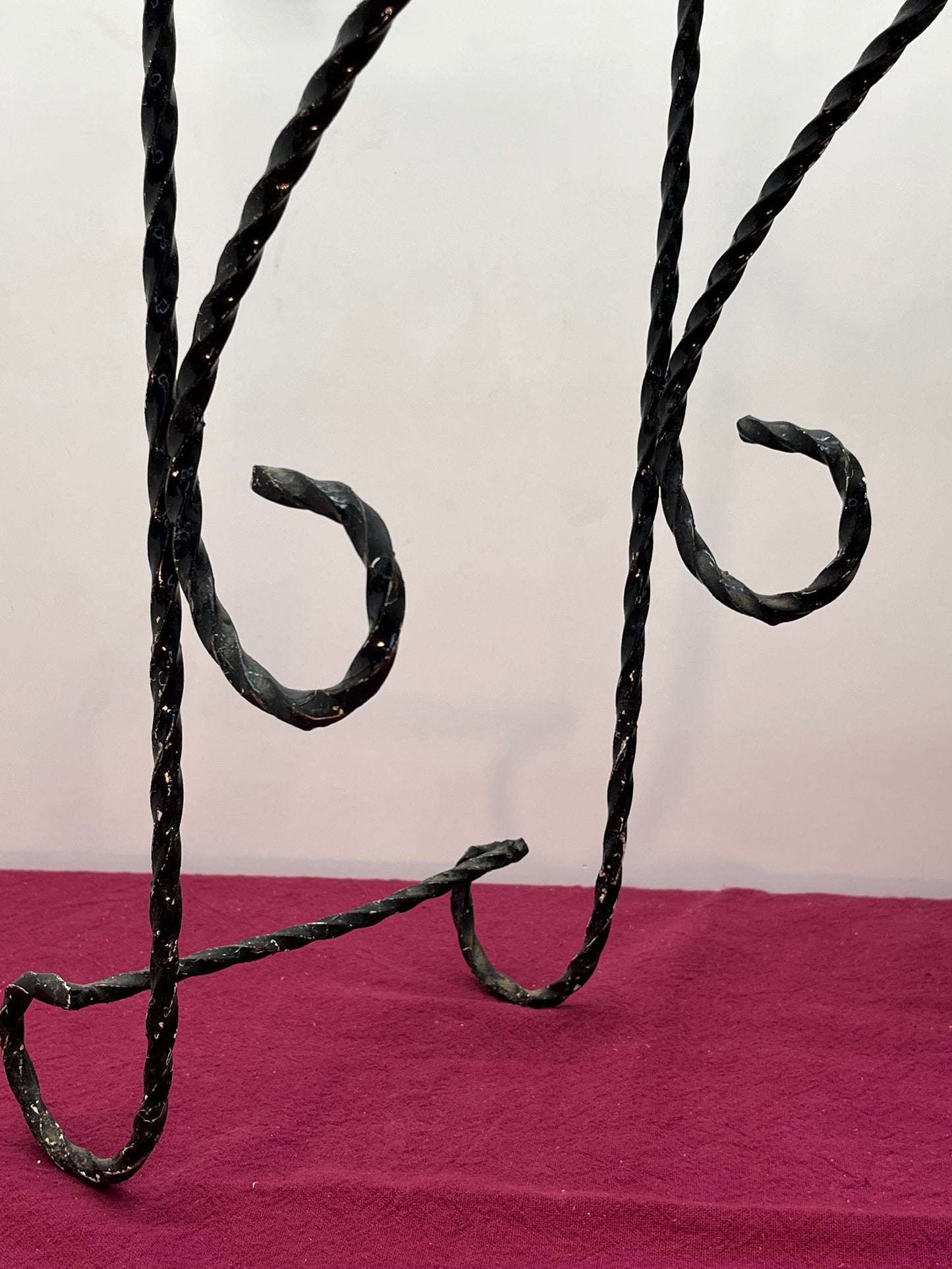 アイアン製三輪車風フラワースタンド／プランターワゴン