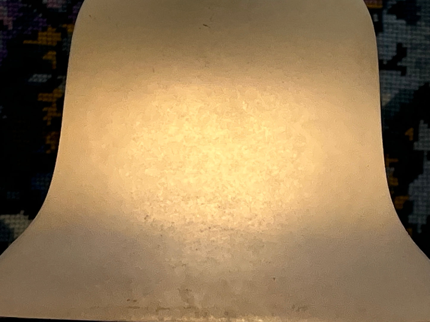 アンティーク フロストガラス 真鍮ソケットペンダントライト