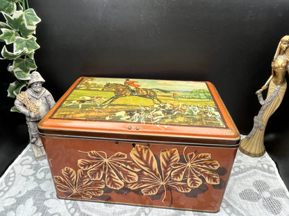 NEW フランス製ヴィンテージ大型ブリキ缶