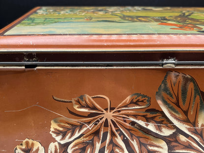 NEW フランス製ヴィンテージ大型ブリキ缶