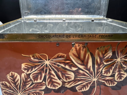 NEW フランス製ヴィンテージ大型ブリキ缶