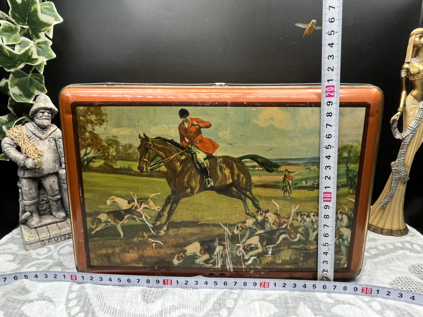 NEW フランス製ヴィンテージ大型ブリキ缶