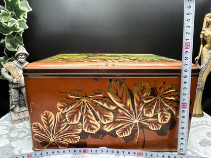 NEW フランス製ヴィンテージ大型ブリキ缶