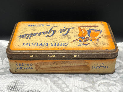 NEW フランス製《Les Gavottes / レ・ガヴォット》ヴィンテージ菓子缶