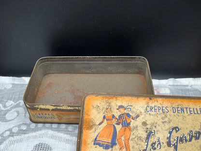 NEW フランス製《Les Gavottes / レ・ガヴォット》ヴィンテージ菓子缶