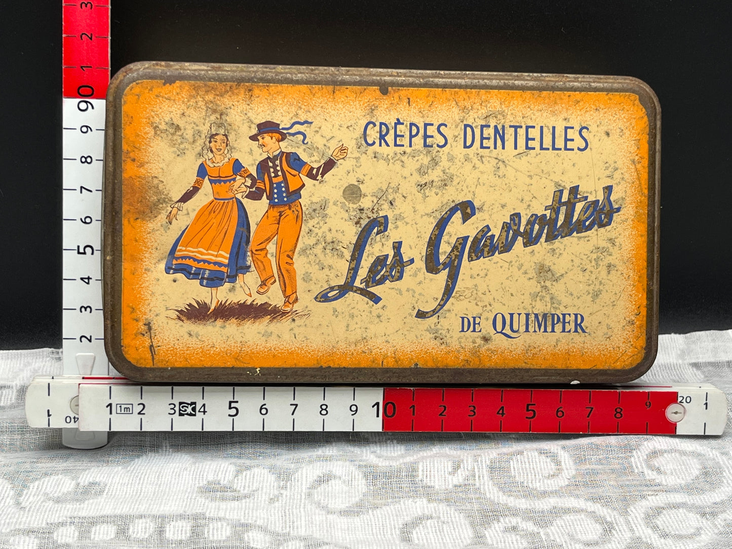 NEW フランス製《Les Gavottes / レ・ガヴォット》ヴィンテージ菓子缶