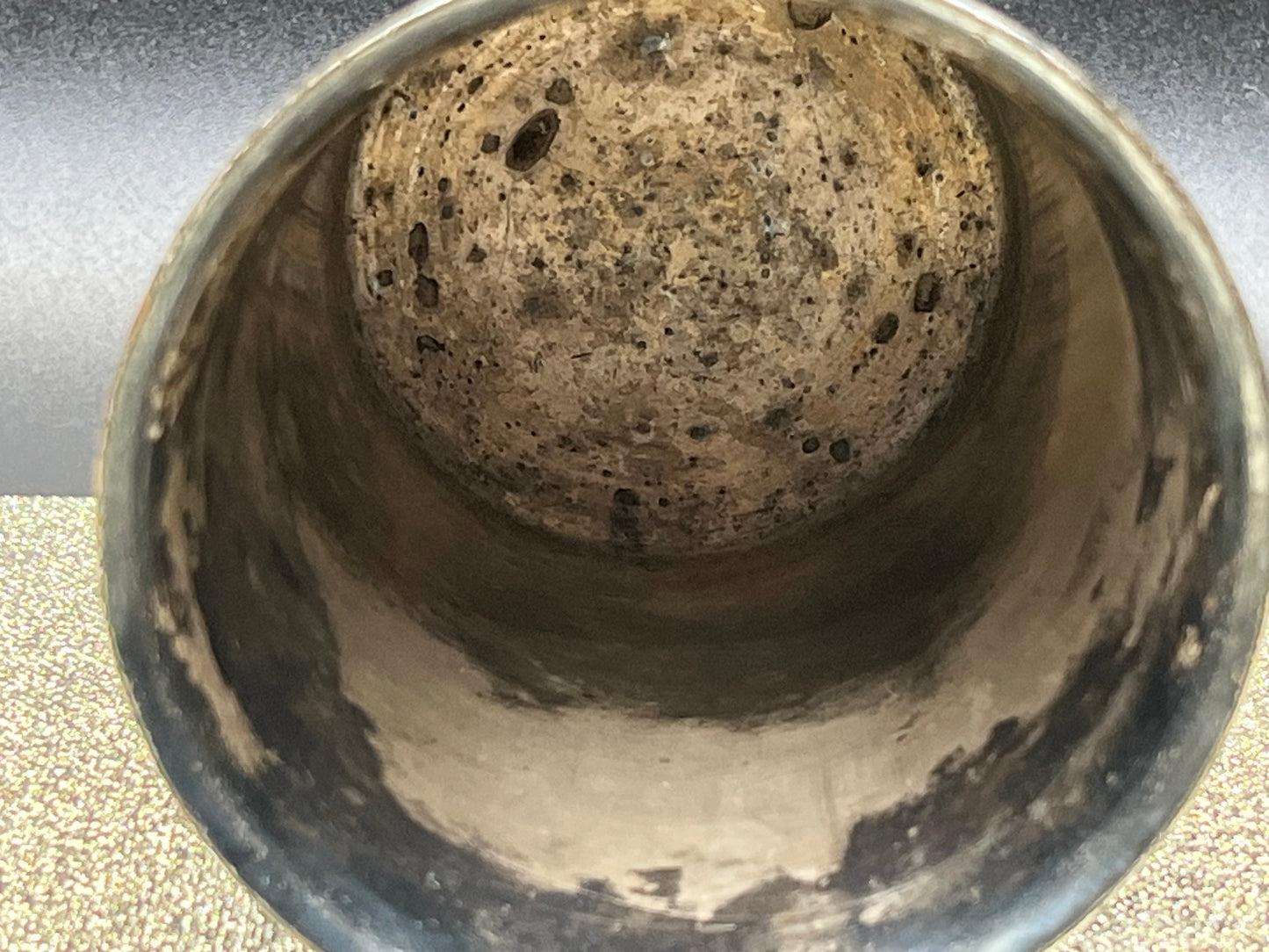 NEW フランス製　アンティーク シルバータンブラー 2客セット 箱付