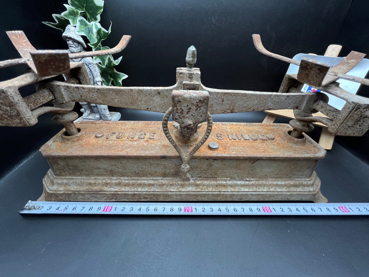 アンティーク 鋳鉄製 バランススケール／天秤 5KILOS刻印付き