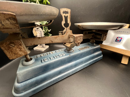 アンティーク 鋳鉄製 天秤／バランススケール 10KILOG刻印