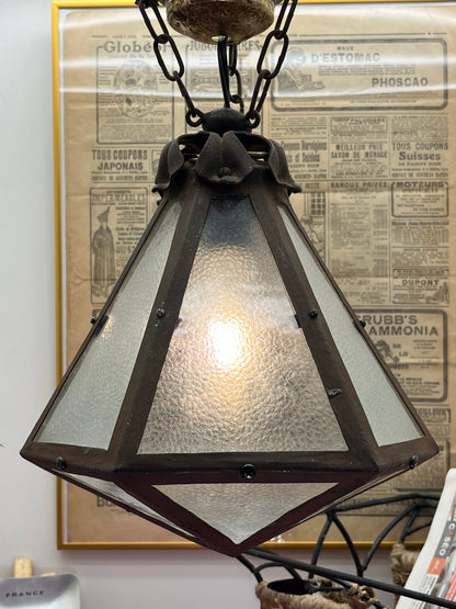 フランス製アンティーク アールデコ期  ペンダントライト