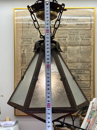 フランス製アンティーク アールデコ期  ペンダントライト