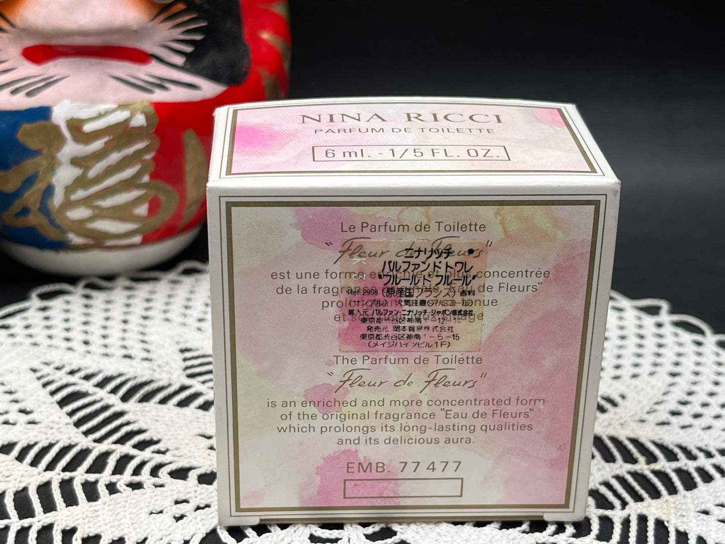 NEWフランス製 NINA RICCI「Fleur de Fleurs」香水 6ml 箱付