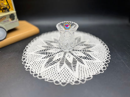 NEW ドイツ製 アンティーク　HOFBAUER 鉛クリスタル 一輪挿し