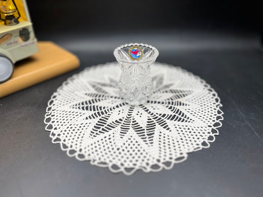 NEW ドイツ製 アンティーク　HOFBAUER 鉛クリスタル 一輪挿し