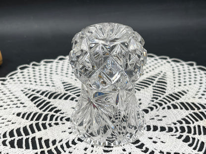 NEW ドイツ製 アンティーク　HOFBAUER 鉛クリスタル 一輪挿し