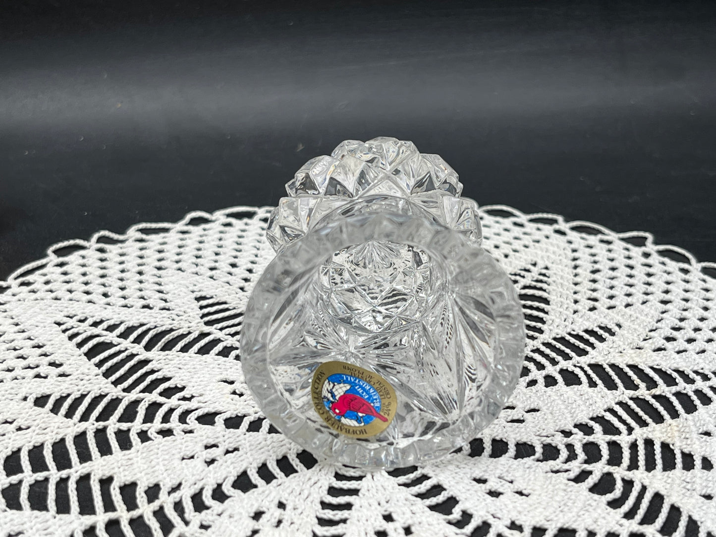 NEW ドイツ製 アンティーク　HOFBAUER 鉛クリスタル 一輪挿し