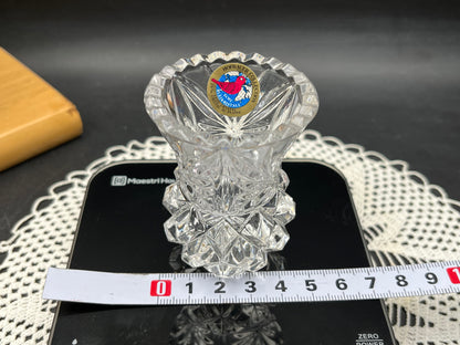 NEW ドイツ製 アンティーク　HOFBAUER 鉛クリスタル 一輪挿し