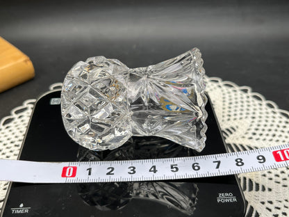 NEW ドイツ製 アンティーク　HOFBAUER 鉛クリスタル 一輪挿し