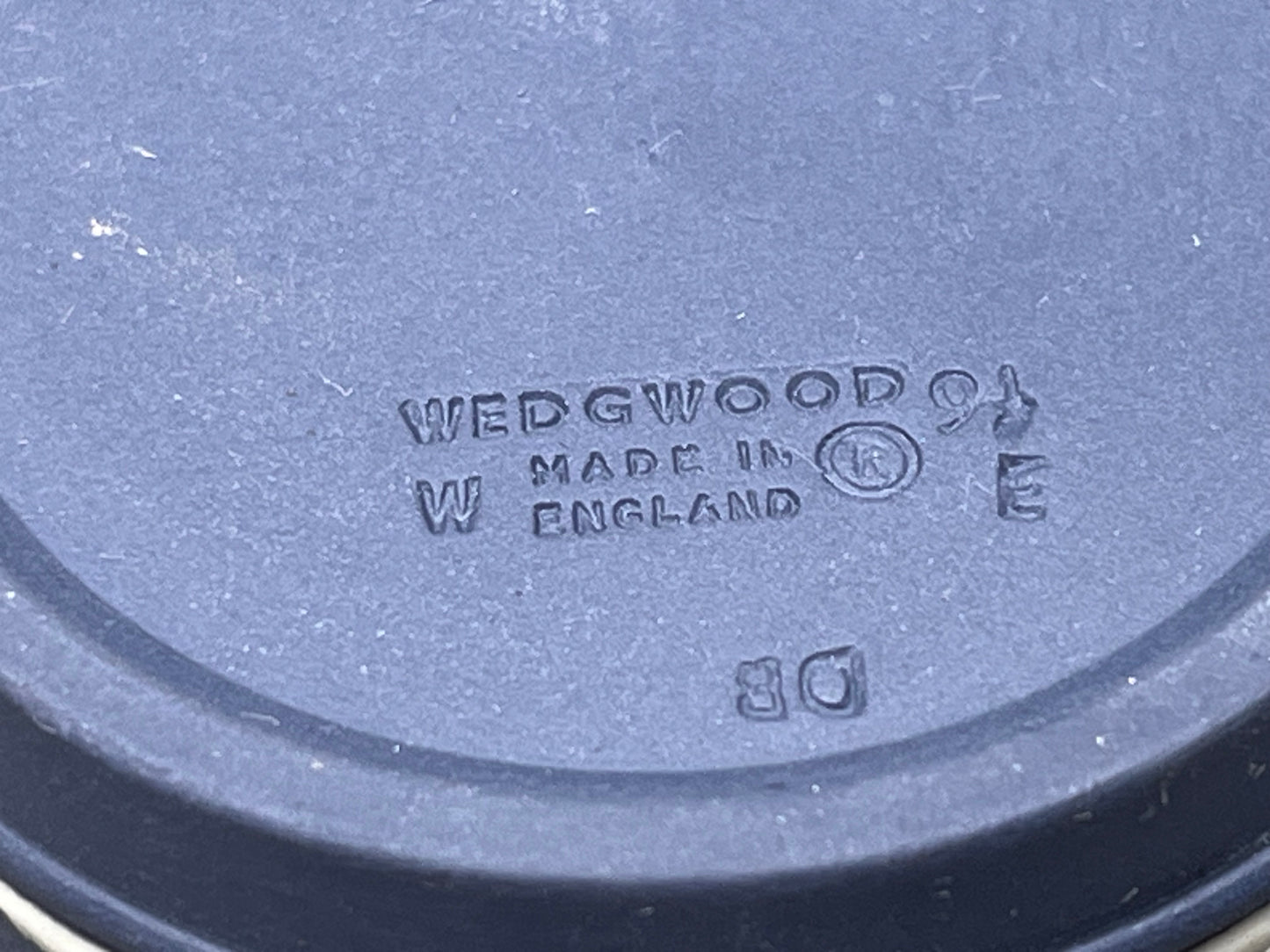 NEW イギリス製 WEDGWOOD ジャスパー カップ＆ソーサー ネイビー