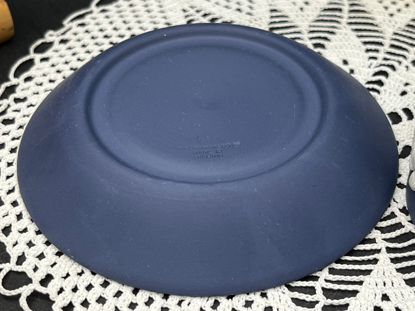 NEW イギリス製 WEDGWOOD ジャスパー カップ＆ソーサー ネイビー