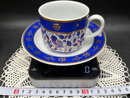 NEW トルコ ESKI HAREM  ハンドメイド カップ＆ソーサー 金彩ブルー