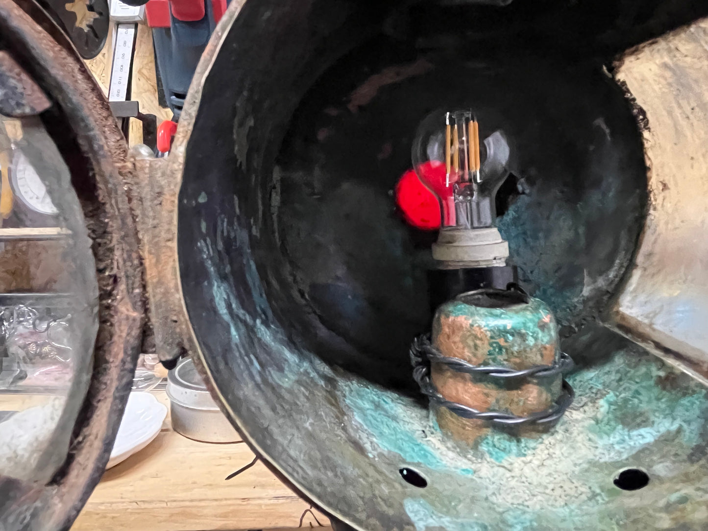 ヴィンテージランタンリメイク照明