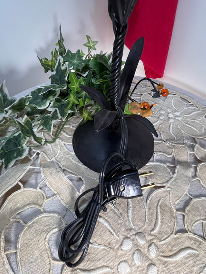 手作りフラワーポット風3灯スタンドライト